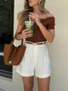 Julia | Bequeme Shorts mit mittlerer Taille