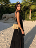 Emilia | Chiffon Kleid mit hohem und niedrigem Saum