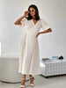 Clara | Strukturiertes, geknotetes Midi-Kleid