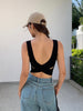 Clara | Lässiges Criss-Cross Crop Tanktop