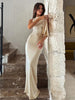 Lena | Elegantes geknotetes ärmelloses Maxikleid