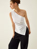 Anna | Asymmetrisches Tank-Top mit geteiltem Ausschnitt