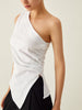 Anna | Asymmetrisches Tank-Top mit geteiltem Ausschnitt