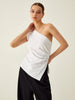 Anna | Asymmetrisches Tank-Top mit geteiltem Ausschnitt