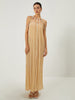 Clara | Drapiertes Halterneck-Kleid mit offenem Rücken