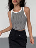 Anja | Gestreiftes Crew Neck Tanktop