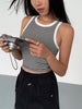 Anja | Gestreiftes Crew Neck Tanktop