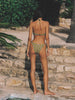 Lara | Tropisches Print Tieside Bikini-Set