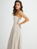 Anna | Faltendes Maxikleid mit Taschen