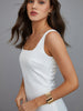 Kristina | Transparentes Maxi-Kleid mit schickem Overlay