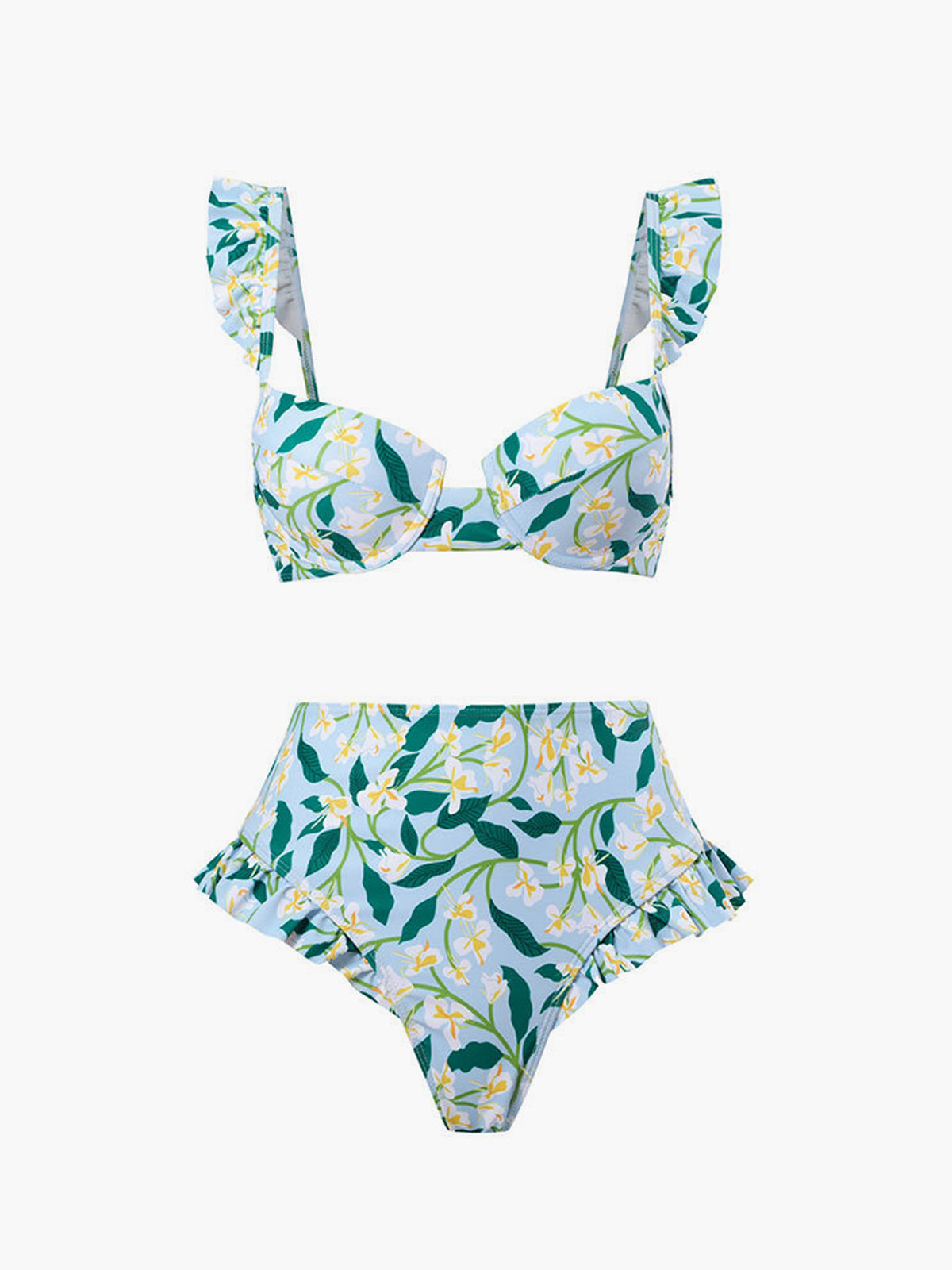 Lena | Verspieltes Rüschen-Bikiniset