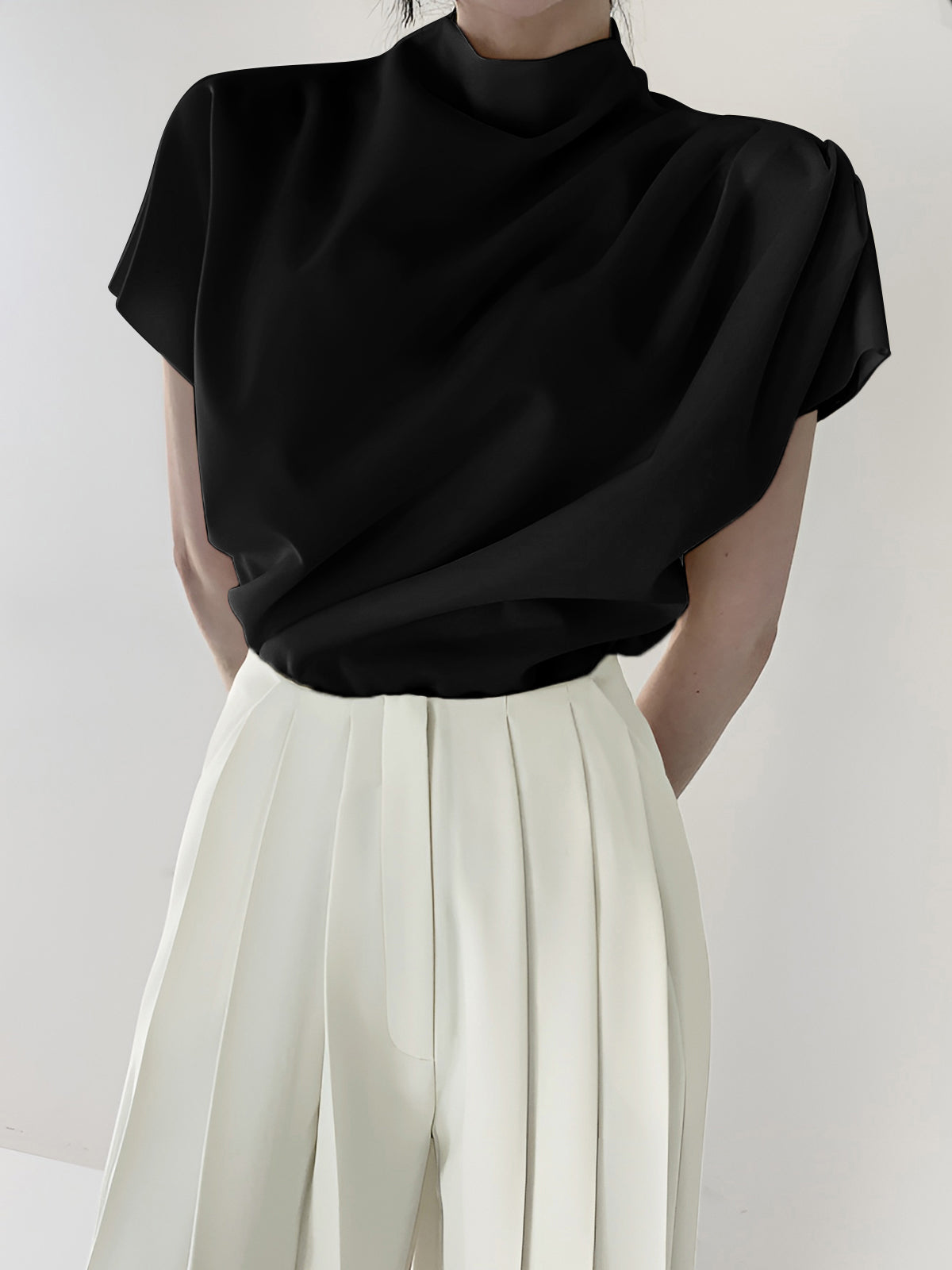 Lena | Minimalismus Kurzarmtop