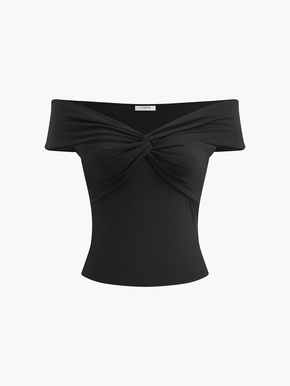 Sophie | Schulterfreies Oberteil mit Knoten-Design