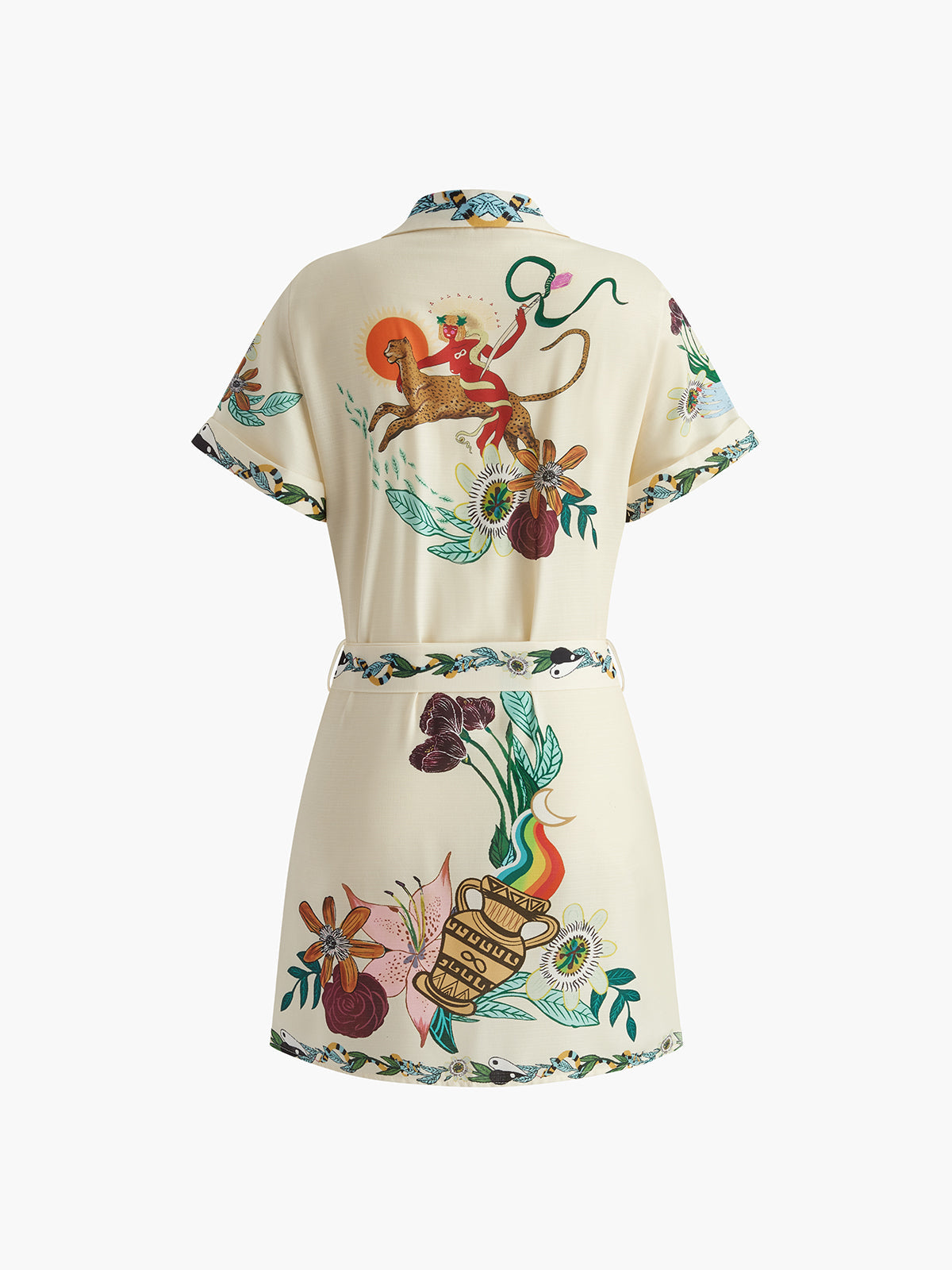 Anna | Bezauberndes Print Kleid mit Gürtel