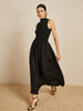 Clara | Elegantes Midi-Kleid mit Stehkragen