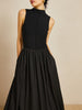 Clara | Elegantes Midi-Kleid mit Stehkragen
