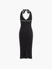 Clara | Verführerisches V-Ausschnitt Halter Kleid