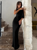 Lena | Elegantes geknotetes ärmelloses Maxikleid