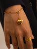 Clara | Herzanhänger Kettenarmband