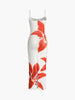 Emilia | Florales Maxikleid mit Schlitz