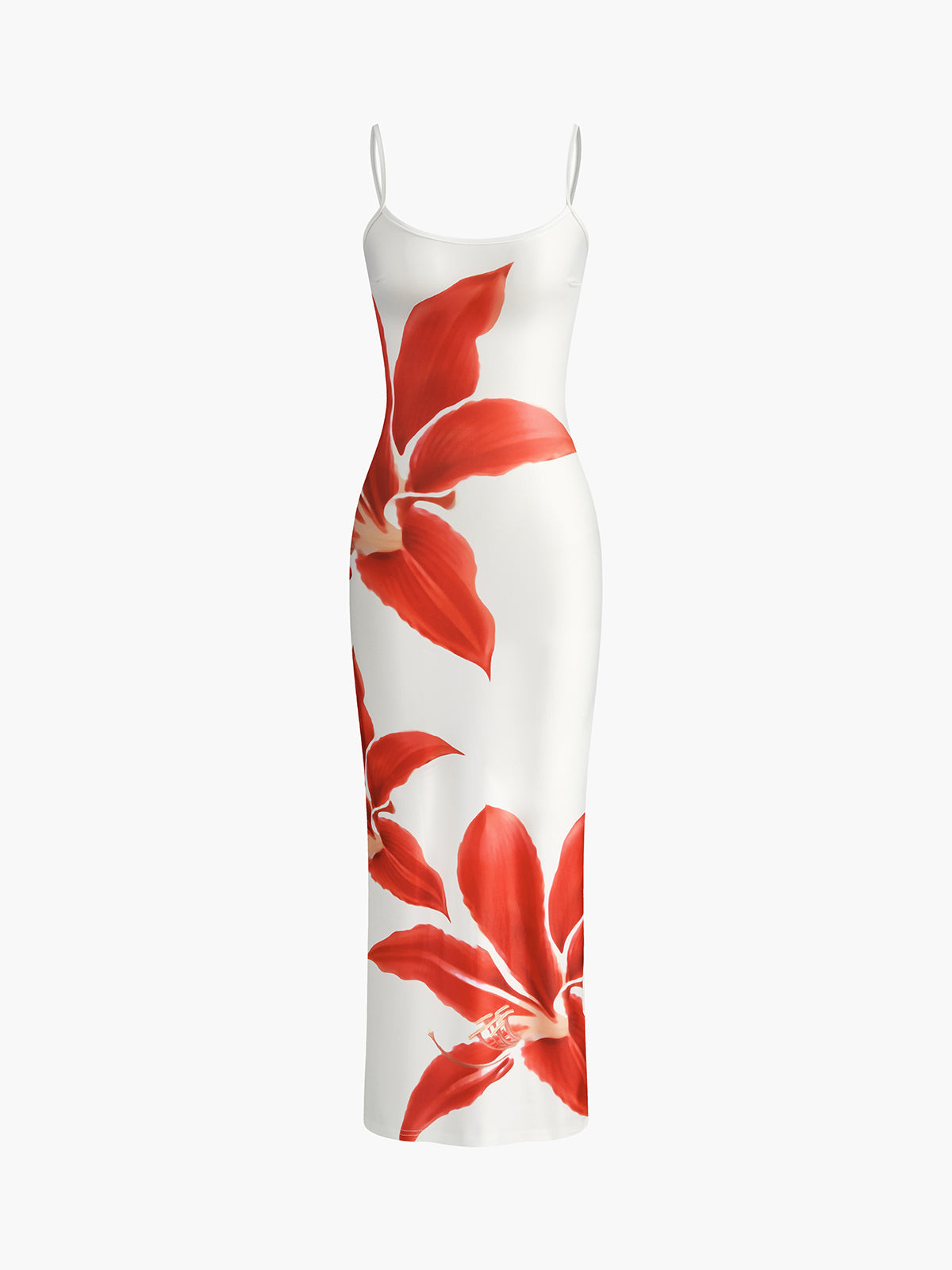 Emilia | Florales Maxikleid mit Schlitz