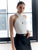 Mia | Halter Criss Cross Rückfreies Stricktop