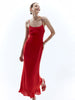 Clara | Elegantes rückenfreies Maxikleid