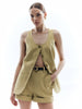 Felix | Elegante Weste mit Falten und Split-Detail