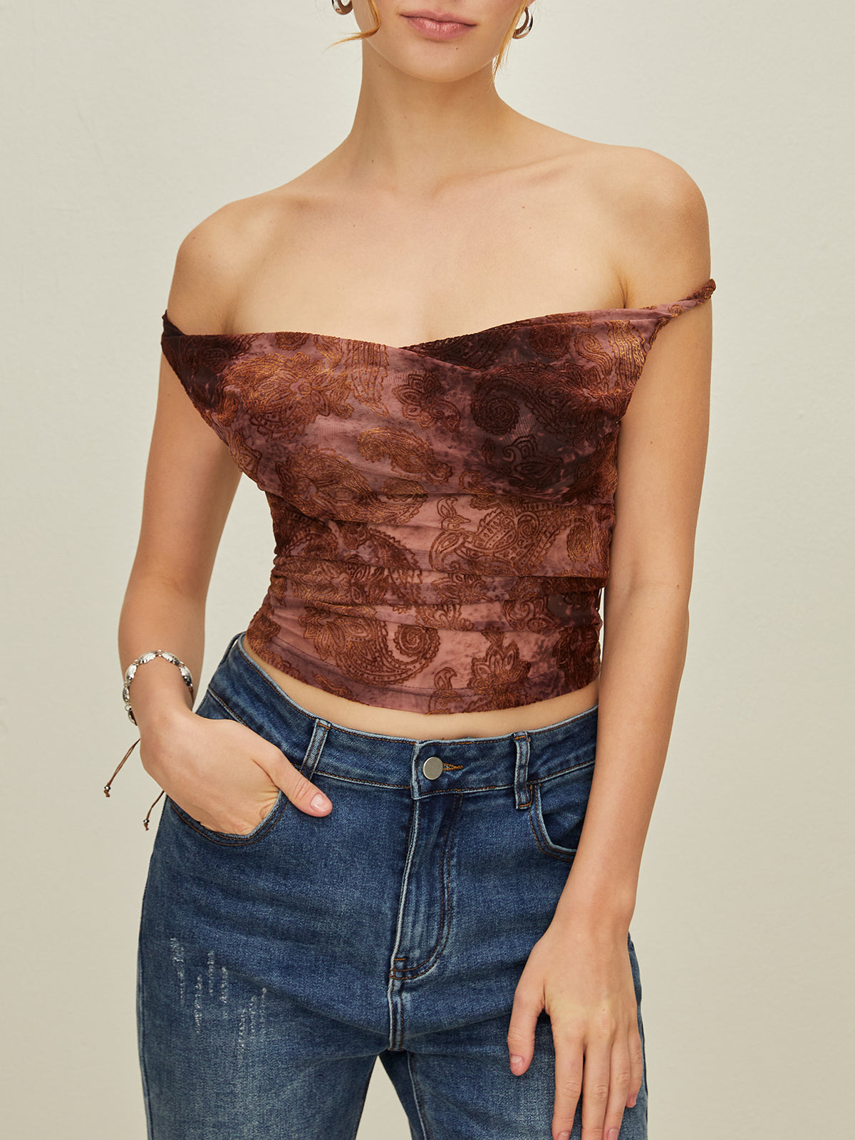 Sofia | Verführerisches Off-Shoulder Tank Top
