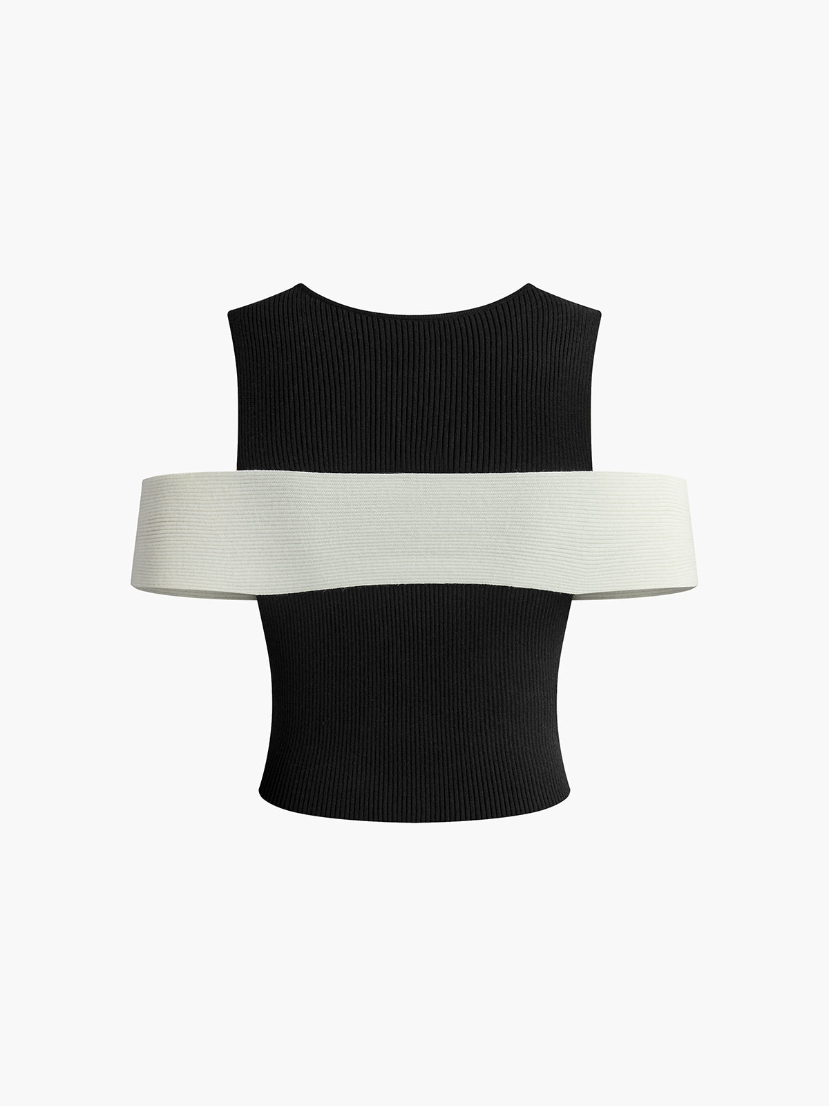 Leonie | Stretch-Pullover-Weste mit Schleifenbesatz