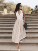 Clara | Halterloses Kleid mit Taschen