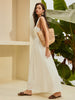 Clara | Elegantes Halter Maxikleid mit Cutout-Details
