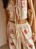 Sarah | Verspieltes Print-Knotenhosen-Set