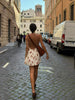 Anna | Schulterfreies Bedrucktes Kleid