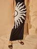 Clara | Off-Shoulder Druckkleid