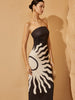 Clara | Off-Shoulder Druckkleid