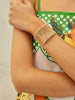 Clara | Elegantes Gold-Rippendraht-Armband