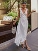 Emilia | Elegantes Rückenfreies Cutout-Kleid mit Kreuzschlitz