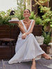 Emilia | Elegantes Rückenfreies Cutout-Kleid mit Kreuzschlitz