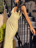 Clara | Elegantes ärmelloses Blumenmaxikleid