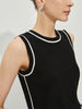 Leonie | Lässiges Tank-Top mit Kontrastbindung