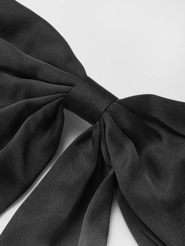 Lena | Elegante Satin-Haarspange mit Schleife