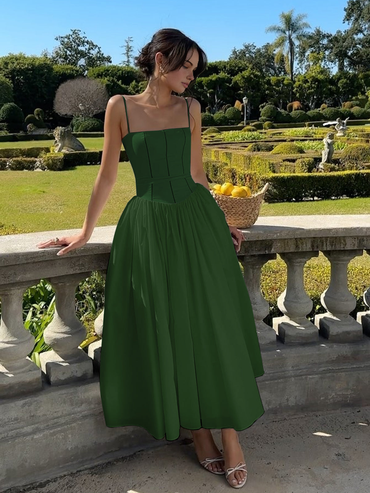 Serendipity Frenchy | Fließendes Midi-Kleid