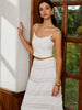 Luisa | Spitzen Tanktop mit Schleife