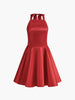 Sophie | Minikleid mit Knoten und offenen Rücken