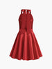 Sophie | Minikleid mit Knoten und offenen Rücken