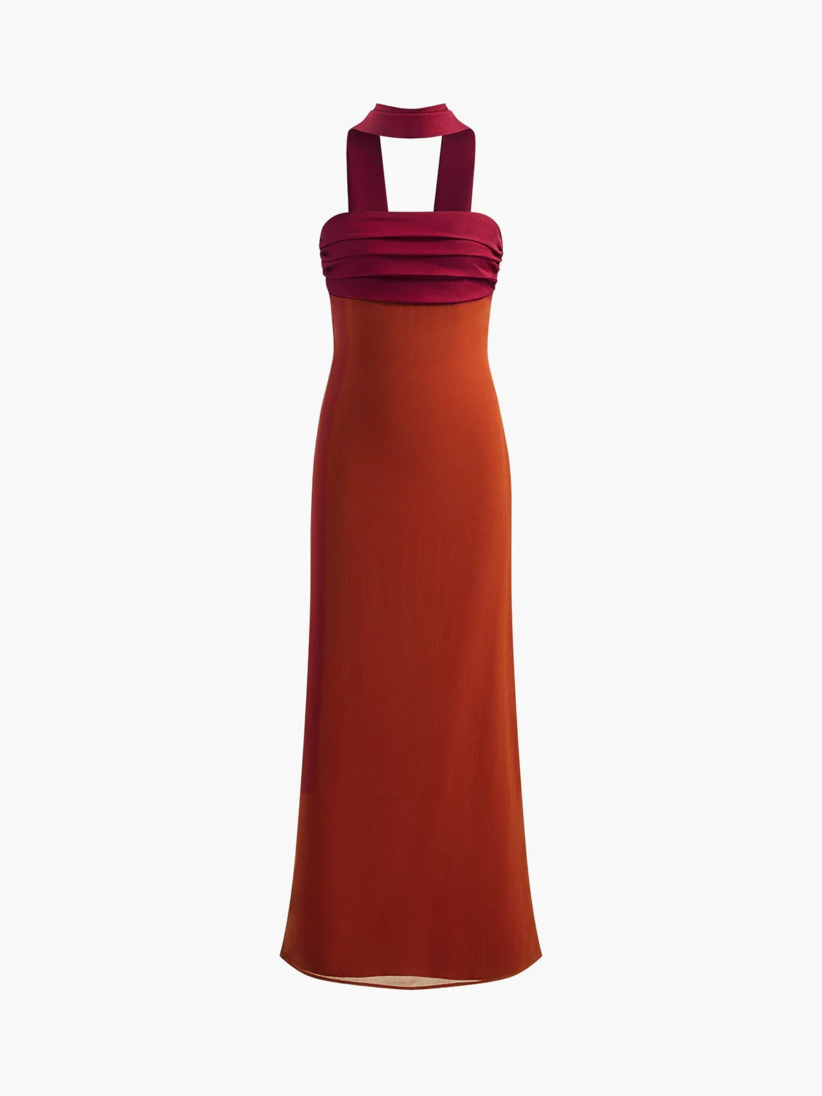 Clara | Elegantes Plissiertes Maxikleid mit Schlitz