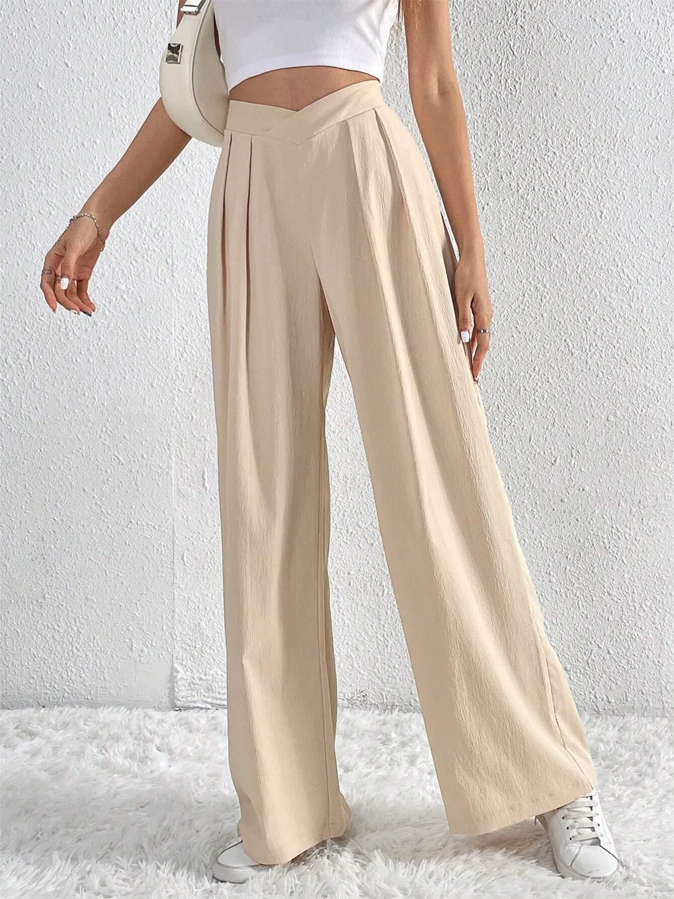 Leonie | Elegante Plissee-Hose mit weitem Bein