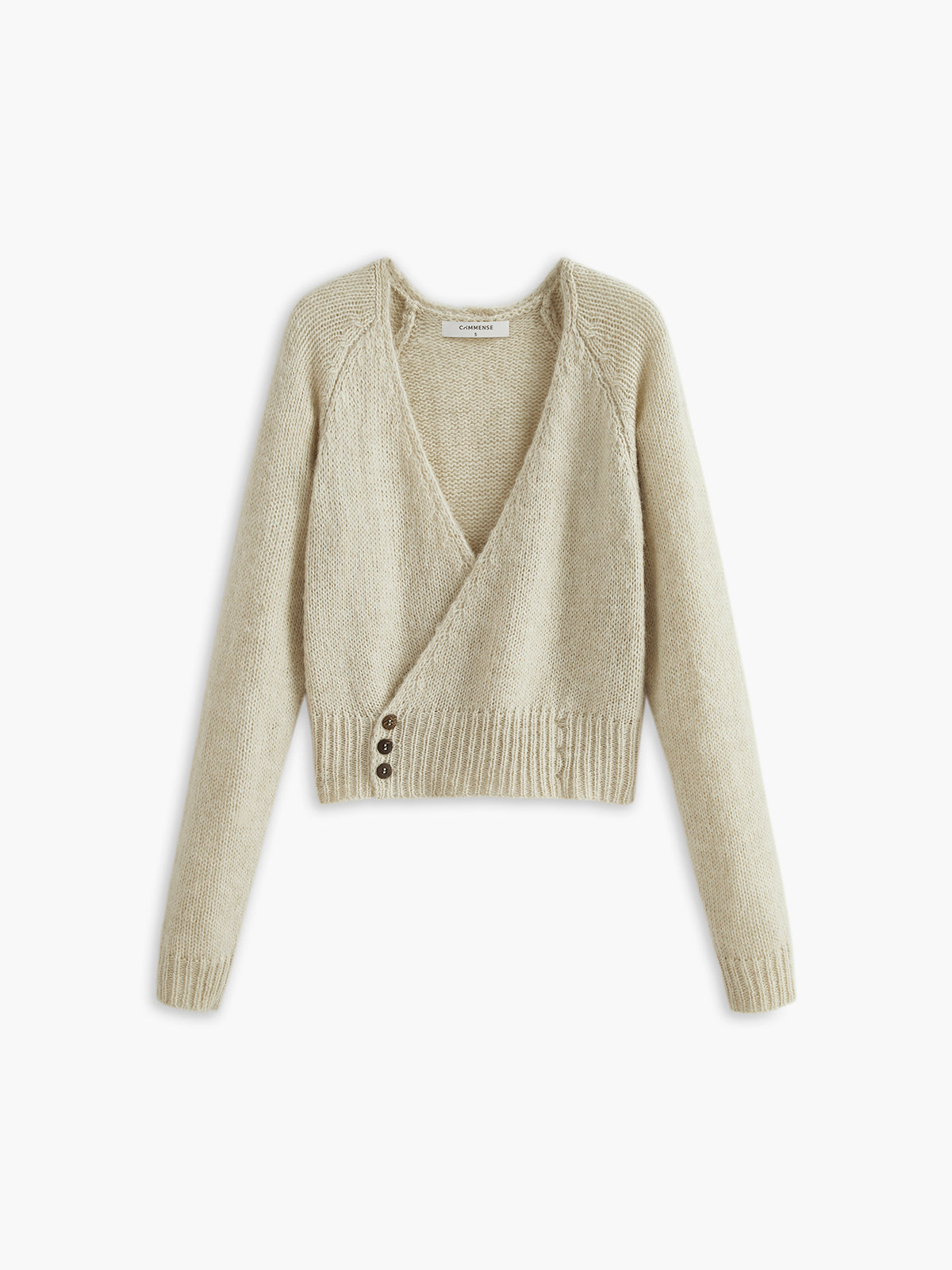 Antonia | Stricktop mit Knopfdesign