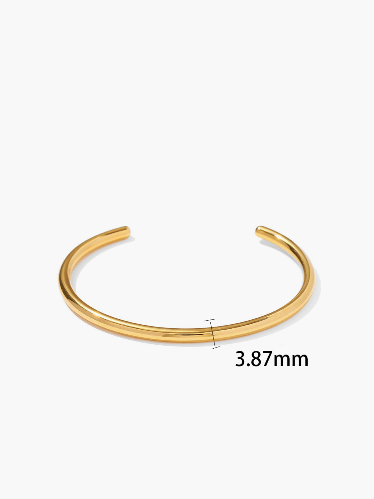 Felix | Goldenes Offenes Armband